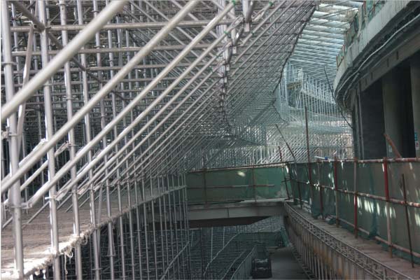 盤扣腳手架高鐵橋梁隧道應用案例 盤扣腳手架高鐵橋梁隧道應用案例