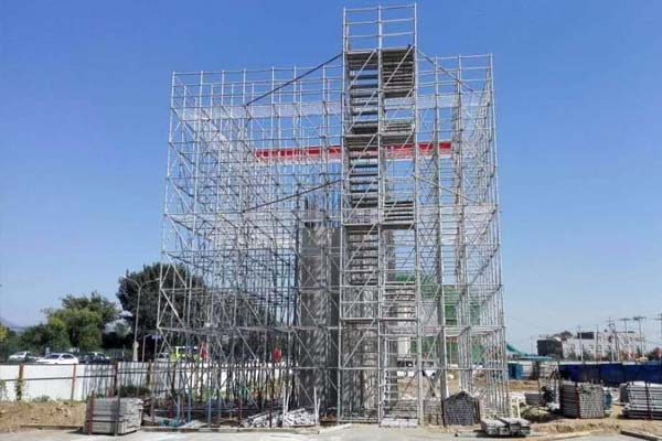 高架建筑物盤扣腳手架應用案例 高架建筑物盤扣腳手架應用案例