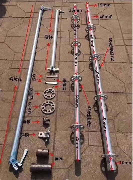 盤(pán)扣腳手架碗扣式鋼管腳手架都有哪些標(biāo)準(zhǔn)(圖1) 盤(pán)扣腳手架碗扣式鋼管腳手架都有哪些標(biāo)準(zhǔn)(圖1)